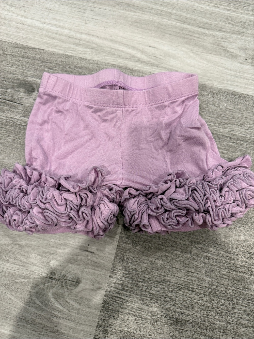 Posh Peanut Lavender Ruffle Bloom Shorts